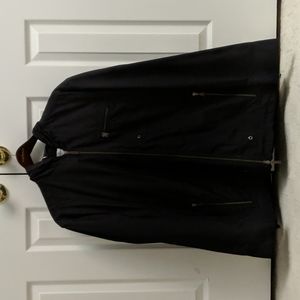 Black Calvin Klein Hooded Windbreaker